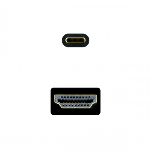 Кабель USB-C — HDMI NANOCABLE 10.15.5132 Чёрный 1,8 m 4K Ultra HD image 3