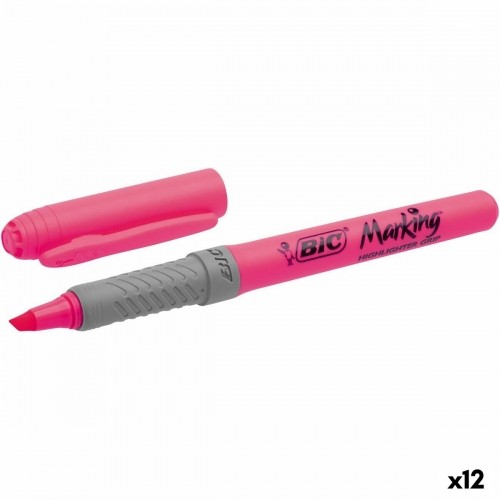 Флуоресцентный маркер Bic Highlighter Grip (3 Предметы) image 3