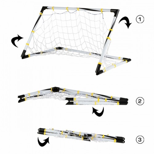 Football Goal Colorbaby 90 x 59 x 59 cm Foldable (4 Units) image 3