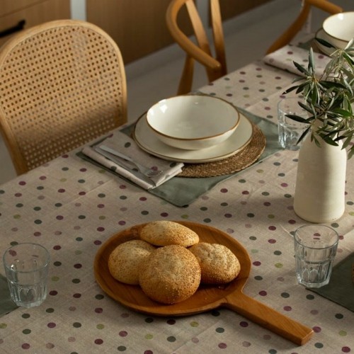 Stain-proof tablecloth Belum Light brown 100 x 80 cm Spots image 3