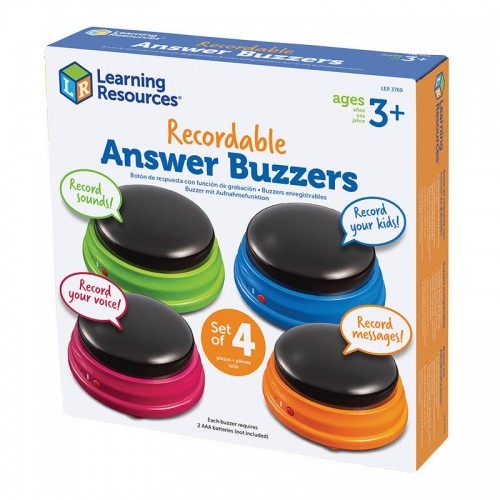 Recordable Answer Buzzers (Set of 4) Learning Resources LER 3769 image 3