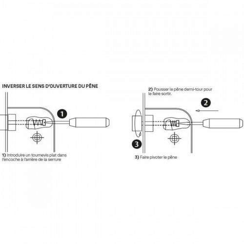 Mortise lock Yale 7,7 x 2 x 23 cm Steel image 3