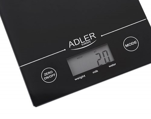 Adler AD 3138 b Mechanical kitchen scale Black Countertop Rectangle image 3