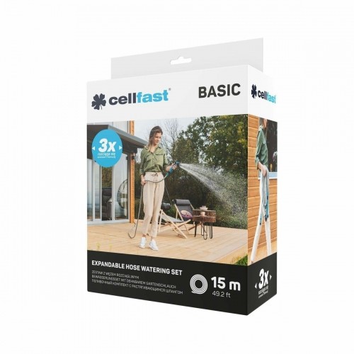 Hose with accessories kit Cellfast Basic 15 m Extendable image 3