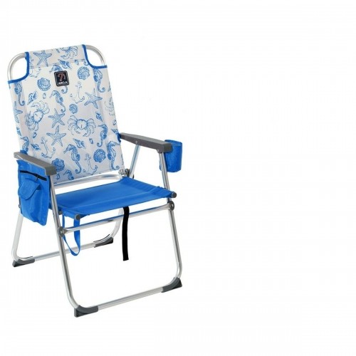 Beach Chair Blue 87 x 47 x 37 cm image 3