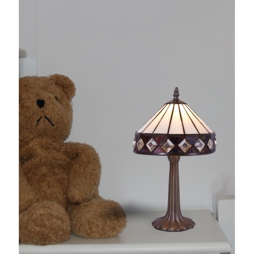 Galda lampa Viro Ilumina Balts Cinks 60 W 20 x 37 x 20 cm image 3