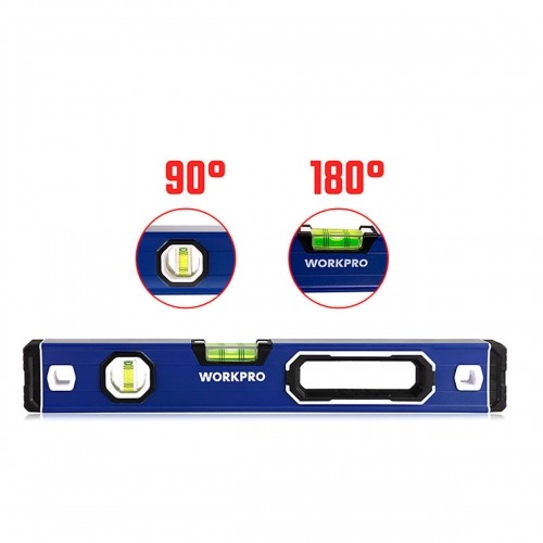 Spirit Level Workpro Aluminium 40 cm Magnetic image 3