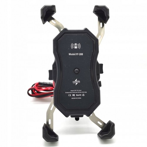 MOTORBIKE PHONE HOLDER FREEDCONN MC1W WITH INDUCTIVE CHARGER image 3