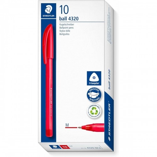 Набор ручек Staedtler Ball 4320 Красный 1 mm (100 штук) image 3