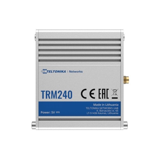 Teltonika TRM240 | Rūpnieciskais mobilo sakaru modems | 4G|LTE (Cat 1), 3G, 2G, mini SIM, IP30 image 3