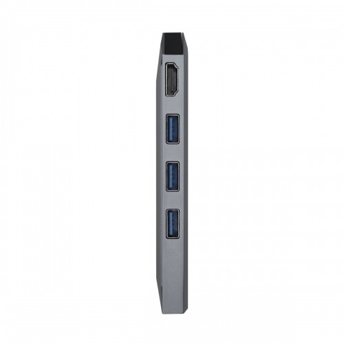 USB Hub Aisens ASUC-8P004-GR Grey 100 W 4K Ultra HD (1 Unit) image 3