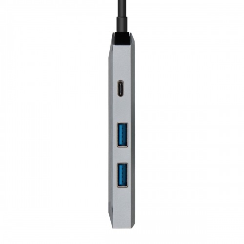 USB Hub Aisens ASUC-4P002-GR Grey 100 W (1 Unit) image 3