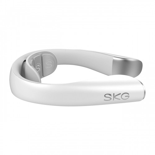 SKG K5 Pro massager, electrostimulator for the neck with compress - white image 3
