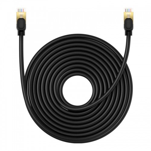 Сетевой кабель cat.8 Baseus Ethernet RJ45, 40 Гбит|с, 10 м (черный) image 3