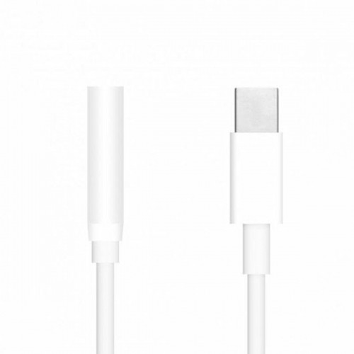 USB-C to Jack 3.5 mm Adapter PcCom Essential White 10 cm image 3