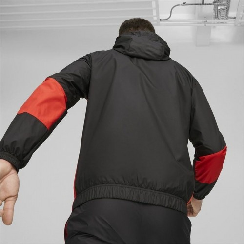 Men's Sports Jacket Puma Ac Milan Prematch Black Red image 3