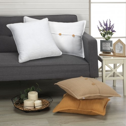 Cushion cover Alexandra House Living Beige 50 x 50 cm image 3