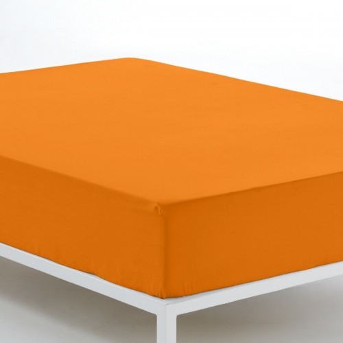 Fitted bottom sheet Alexandra House Living Orange 200 x 200 cm image 3