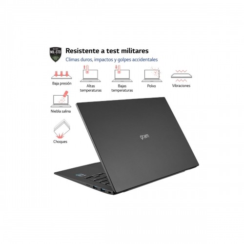 Ноутбук LG 14Z90R-G.AP75B 14" Intel Core i7 i7-1360P 16 GB RAM 512 Гб SSD Испанская Qwerty image 3