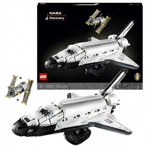 Playset Lego 10283 DISCOVERY SHUTTLE NASA Melns image 3