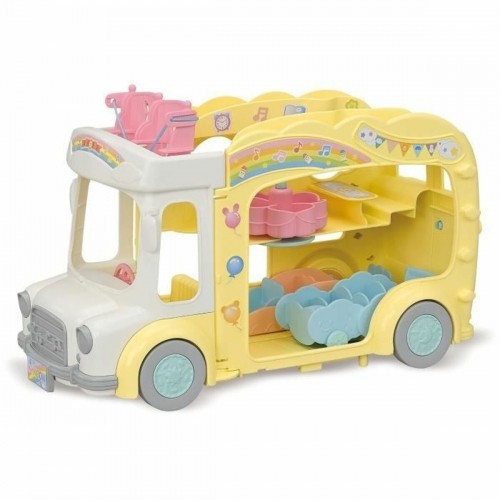 Dolls House Accessories Sylvanian Families 5744 Rainbow Fun Nursery Bus image 3