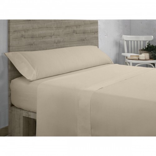 Fitted sheet Alexandra House Living QUTUN Taupe 150 x 200 cm image 3