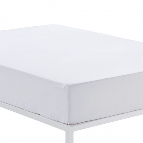 Fitted sheet Alexandra House Living White 180 x 210 cm image 3