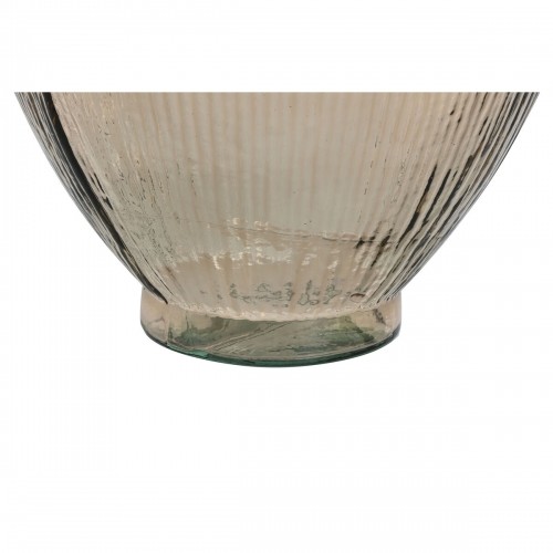 Vāze Home ESPRIT Pelēkbrūns Pārstrādāts stikls 30 x 30 x 59 cm image 3