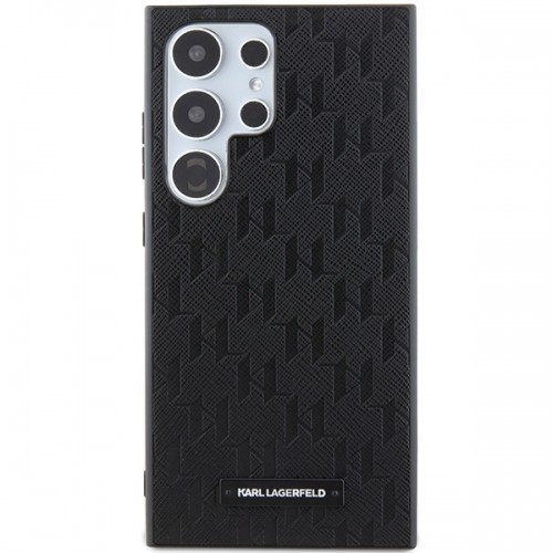 Karl Lagerfeld KLHCS24LSAKLHPK S24 Ultra S928 hardcase czarny|black Saffiano Mono Metal Logo image 3