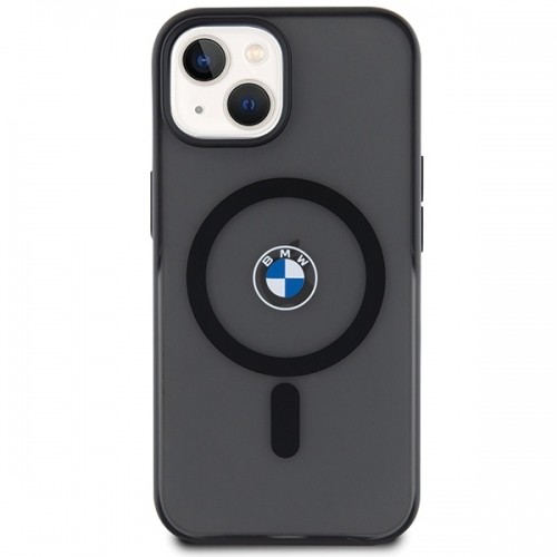 BMW BMHMP15SDSLK iPhone 15 6.1" czarny|black hardcase IML Signature MagSafe image 3