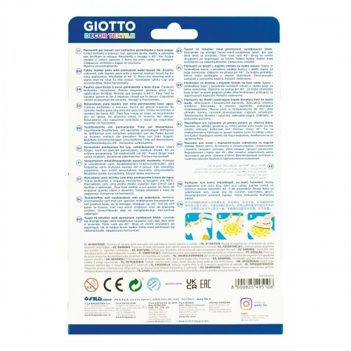 Set of Felt Tip Pens Giotto F49490000 Multicolour (12 Pieces) image 3