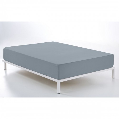 Fitted sheet Alexandra House Living Steel Grey 105 x 200 cm image 3