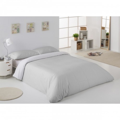 Комплект чехлов для одеяла Alexandra House Living Greta Жемчужно-серый 180 кровать 3 Предметы image 3
