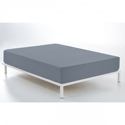 Fitted sheet Alexandra House Living Steel Grey 160 x 200 cm image 3