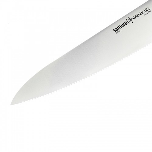 Samura Harakiri Serrated Кухонный нож Шефповара 208mm из AUS 8 японской стали 58 HRC image 3