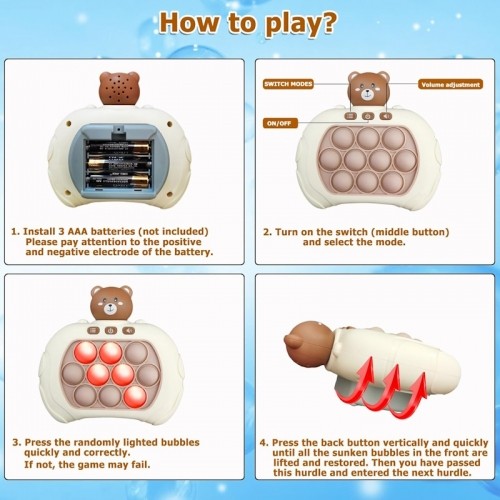 GameBox J317-1 Детская Pop It 200 уровней Игра развития Памяти и реакции (3 года+) image 3