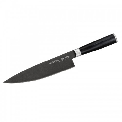 Samura MO-V Stonewash комплект 3х ножей (Шеф , Универсальный, Овощной)  из AUS 8 Японской из стали 59 HRC image 3