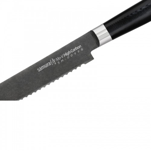 Samura MO-V Stonewash Нож для хлеба 185mm из AUS 8 Японской из стали 59 HRC image 3