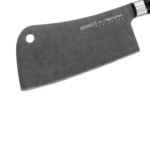 Samura MO-V Stonewash Топорик для рубки 180 mm из AUS 8 Японской из стали 59 HRC image 3