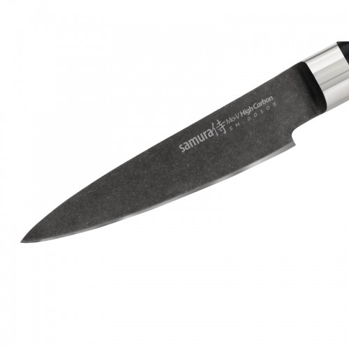 Samura MO-V Stonewash Овощной нож 90mm из AUS 8 Японской из стали 59 HRC image 3