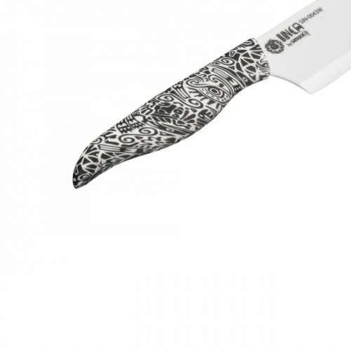 Samura Inca компл. из 3-ёх керамических ножей: Универсальный 155mm / Nakiri 165mm / Шефа 187mm Белый image 3