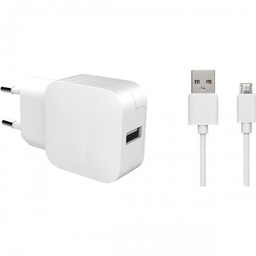 Wall Charger BigBen Connected CSCBLMIC2.1AW White (1 Unit) image 3