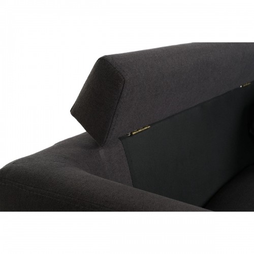 Chaise Longue Sofa DKD Home Decor Grey Metal 250 x 160 x 85 cm image 3