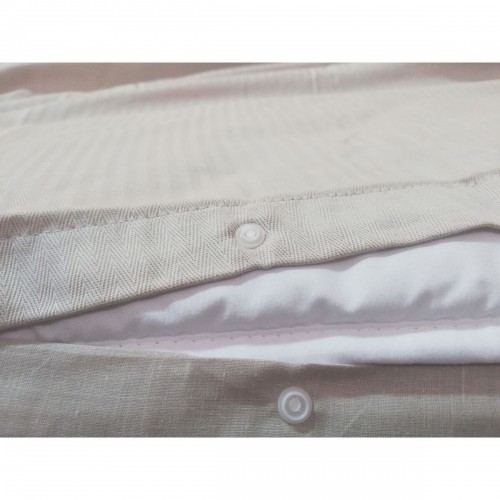 Комплект чехлов для одеяла Alexandra House Living Espiga Бежевый 135/140 кровать 5 Предметы image 3