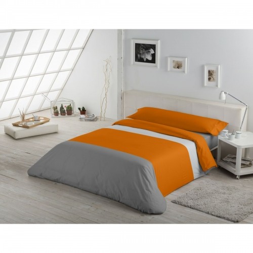 Комплект чехлов для одеяла Alexandra House Living Жемчужно-серый Охра 105 кровать 3 Предметы image 3