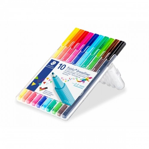 Set of Felt Tip Pens Staedtler 338 SB10 (10 Pieces) image 3