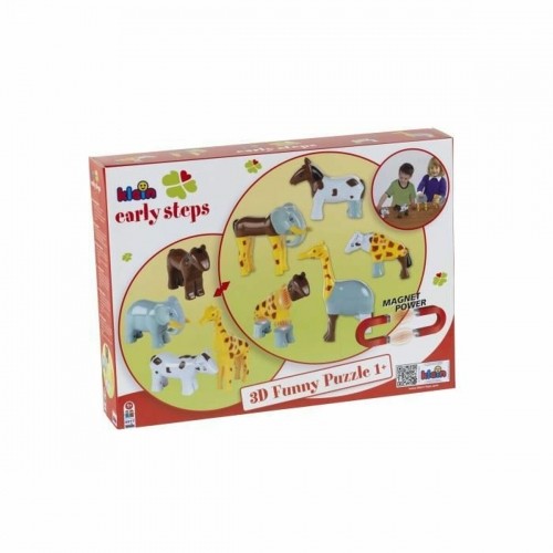 3D Puzzle Klein Animals Magnetic 16 Pieces image 3