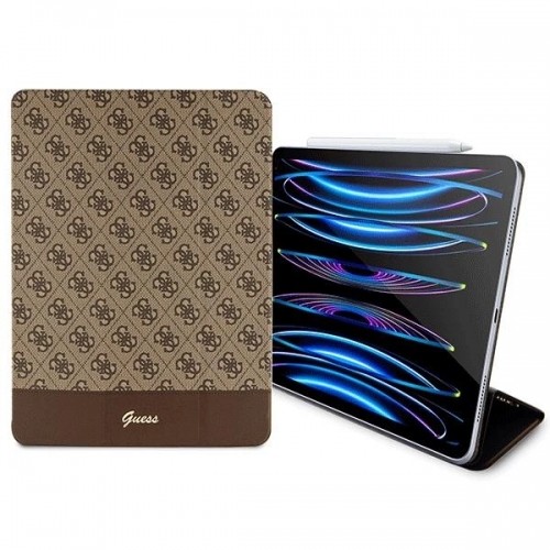 Guess 4G Stripe Allover case for iPad Pro 12.9&quot; - brown image 3