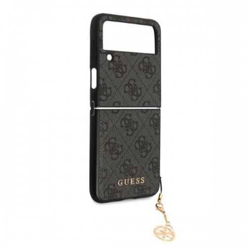 Guess GUHCZF4GF4GGR F721 Z Flip 4 gray|gray hardcase 4G Charms Collection image 3
