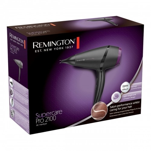 Hairdryer Remington Black 2100 W image 3